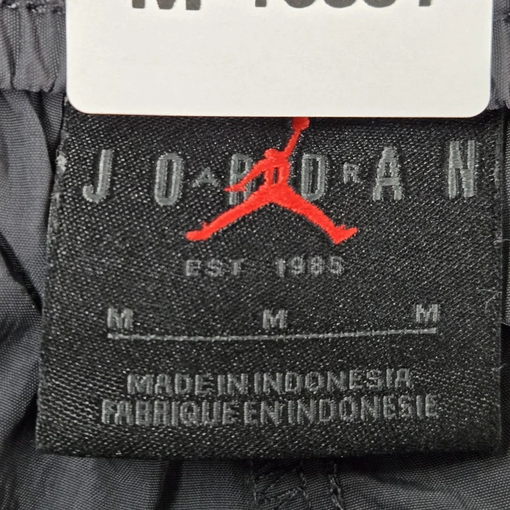 Jordan Men Activewear Pants M Gray Jumpman Embroidery Windbreaker 23 Engineered